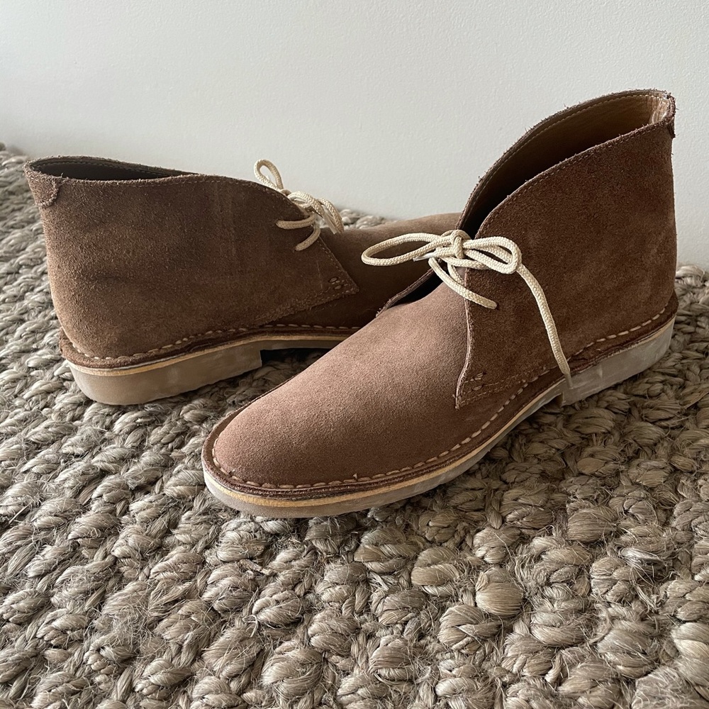 Brown Suede Ankle Boots